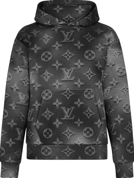 black Louis Vuitton hoodie